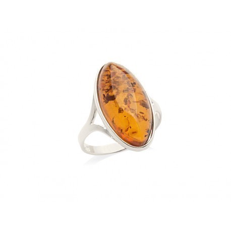 Collection Ambre Bague Argent Ambre AJP7-177R