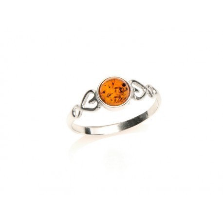 Collection Ambre Bague Argent Ambre KM124PR