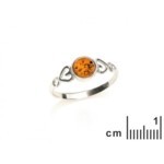 Collection Ambre Bague Argent Ambre KM124PR