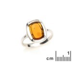 Collection Ambre Bague Argent Ambre SA2965ROR