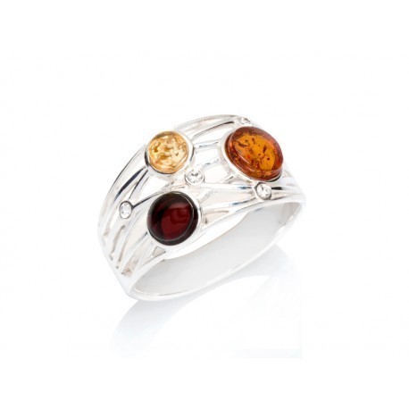 Collection Ambre Bague Argent Ambre SA3116ROR