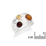 Collection Ambre Bague Argent Ambre SA3116ROR