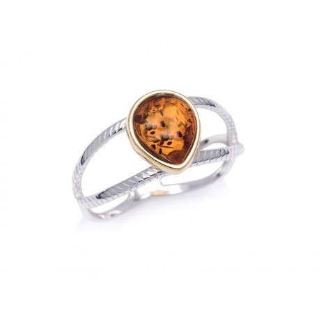 Collection Ambre Bague Argent Ambre SA3266ROR