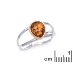 Collection Ambre Bague Argent Ambre SA3266ROR