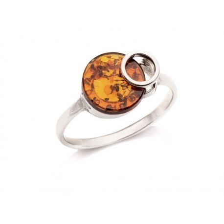 Collection Ambre Bague Argent Ambre ZIDZ262PR