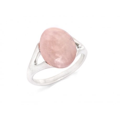 Collection quartz Bague argent quartz rose - CKL-BA004