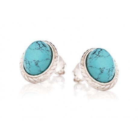 Collection Turquoise Boucle d'oreille turquoise