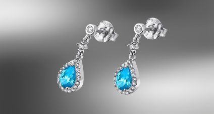 Bijoux Lotus Boucles d'Oreilles Lotus Silver LP1592-4/3