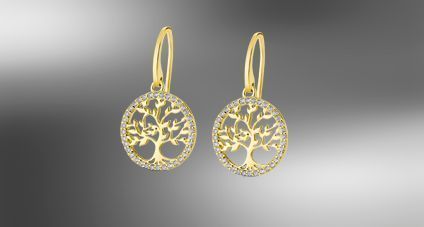 Bijoux Lotus Boucles d'Oreilles Lotus Silver LP1746-4/2