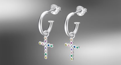 Bijoux Lotus Boucles d'Oreilles Lotus Silver LP3248-4/1