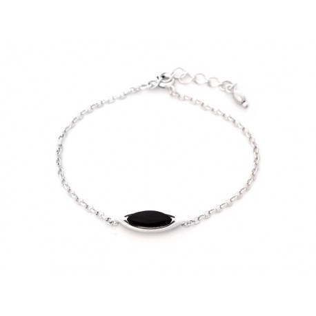 Bijoux Agate Bracelet Argent Agate  CSA-BR004-AN