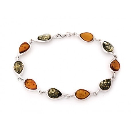 Collection Ambre BRACELET ARGENT AMBRE AJB3-427R