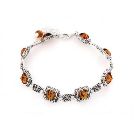 Collection Ambre BRACELET ARGENT AMBRE GI-BR032