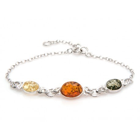 Collection Ambre BRACELET ARGENT AMBRE KM259AR