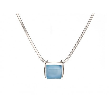 Bijoux Agate Collier Argent Agate CSA-CL013A