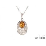 Collection Ambre COLLIER ARGENT AMBRE