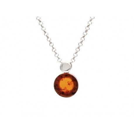 Collection Ambre COLLIER ARGENT AMBRE