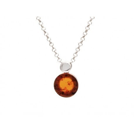 Collection Ambre COLLIER ARGENT AMBRE