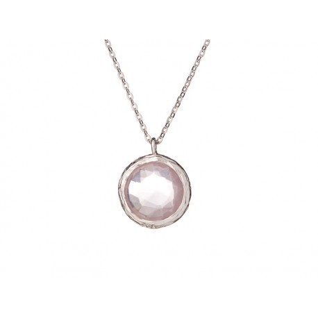 Collection quartz Collier Argent Quartz Rose CJF-CL002-QR