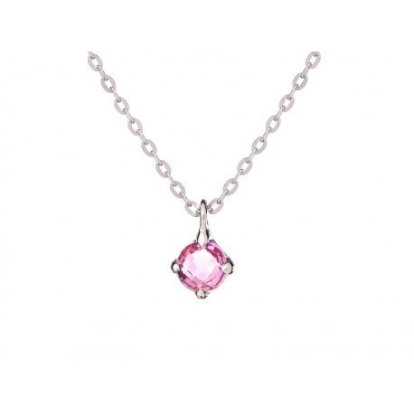 Collection quartz Collier Argent Quartz Rose CJF-CL020-QR