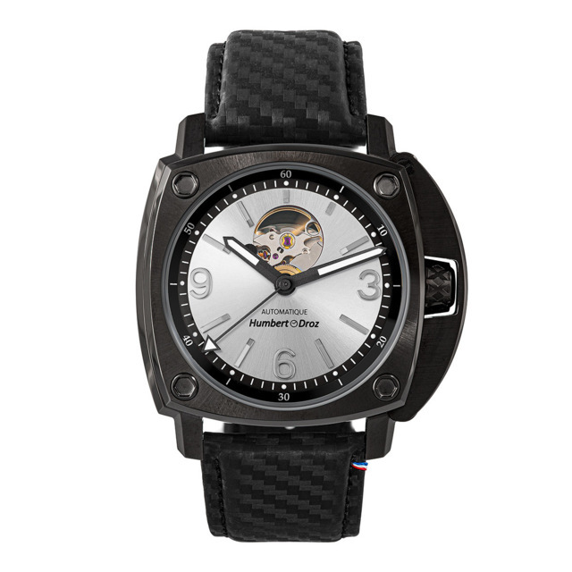 Montres Humbert Droz Homme HD1 Coeur Ouvert "Platine"