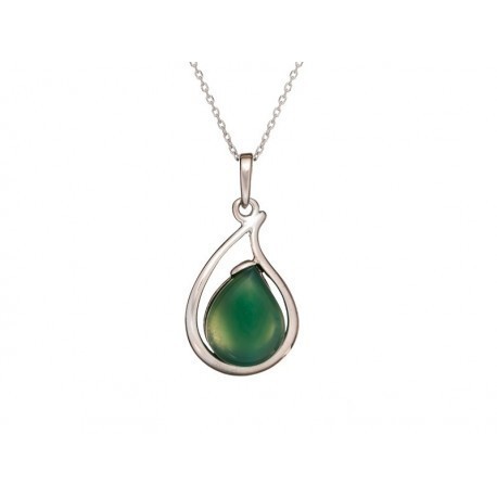 Bijoux Agate Pendentif Argent Agate CKL-PE006