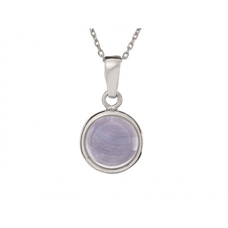 Bijoux Agate Pendentif Argent Agate CKM-PE007-AB