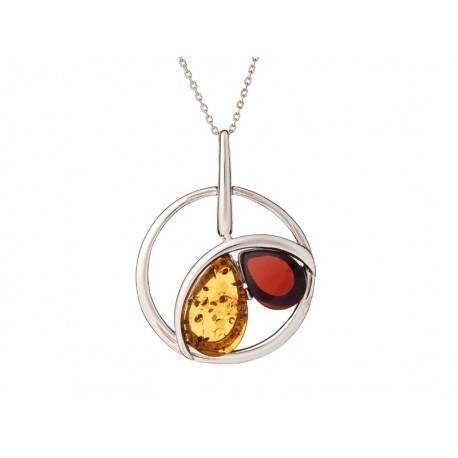 Collection Ambre PENDENTIF ARGENT AMBRE