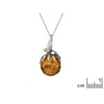 Collection Ambre PENDENTIF ARGENT AMBRE