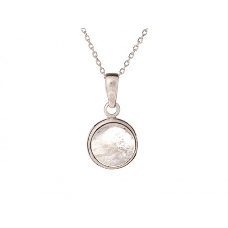 Bijoux Pierre de Lune Pendentif Argent Pierre de Lune CKM-PE007-PL