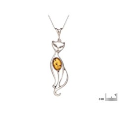 Collection Ambre PENDENTIF ARGENT AMBRE