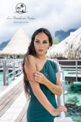 Collection les Merveilles du Pacifiques Boucles d'oreilles argent et perles cerclées - BOA04