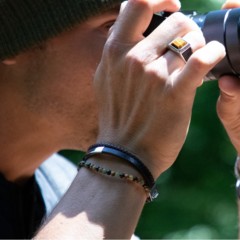 Bijoux ZRC Rochet Bracelet YALE jaspe verte - HB6608A