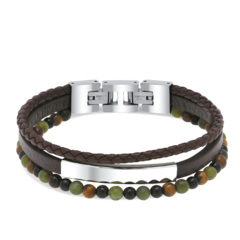 Bijoux ZRC Rochet Bracelet YALE jaspe verte - HB6608A