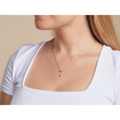 Collection Améthyste Collier Améthyste et argent doré 