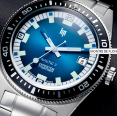 Montres Lip Homme LIP NAUTIC 3 7E CONTINENT.670096