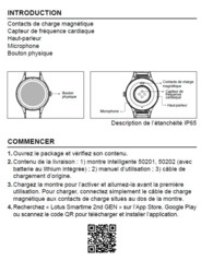 Montres Connectées Lotus Montre Connectée Lotus Smartime 50202.1