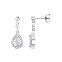 Bijoux Lotus Silver (Argent 925m/l) Boucles-Doreilles Lotus Silver LP1592-4/1
