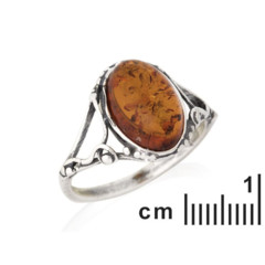 Collection Ambre Bague Argent Ambre GDP5-50