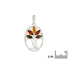 Collection Ambre PENDENTIF ARGENT AMBRE AJW6-1025MR