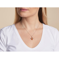 Collection Ambre COLLIER ARGENT AMBRE GI-PE040