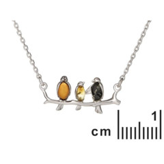 Collection Ambre PENDENTIF ARGENT AMBRE GI-CLO13M