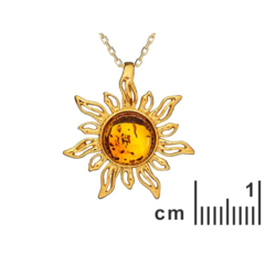 Collection Ambre PENDENTIF ARGENT AMBRE AB-PE034D