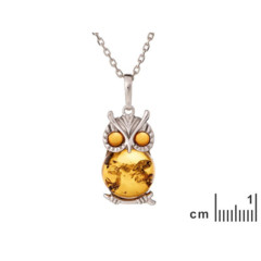 Collection Ambre COLLIER ARGENT AMBRE GI-PE008