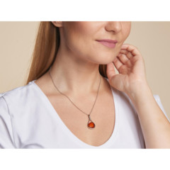 Collection Ambre PENDENTIF ARGENT AMBRE KL452-19NR