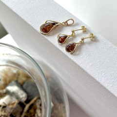 Collection Ambre PENDENTIF ARGENT AMBRE AR-PE01D