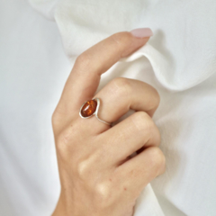 Collection Ambre Bague Argent Ambre AMP0022R-50