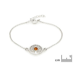 Collection Ambre BRACELET ARGENT AMBRE KM951AR-1