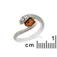 Collection Ambre Bague Argent Ambre SA4062ROR-50