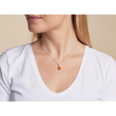 Collection Ambre PENDENTIF ARGENT AMBRE AB-PE011